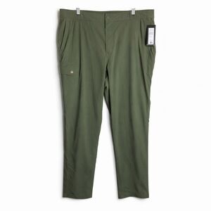 NWT Rhone Boathouse Cargo Slim Stright Pant Green Mens XXL